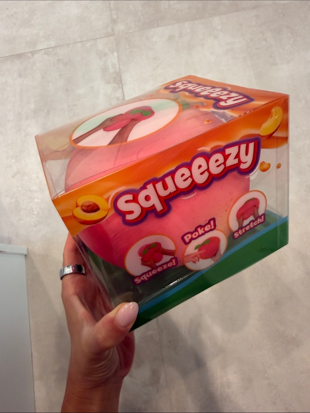 NEW VIRAL Sunny Days Squeezy Jumbo Peach